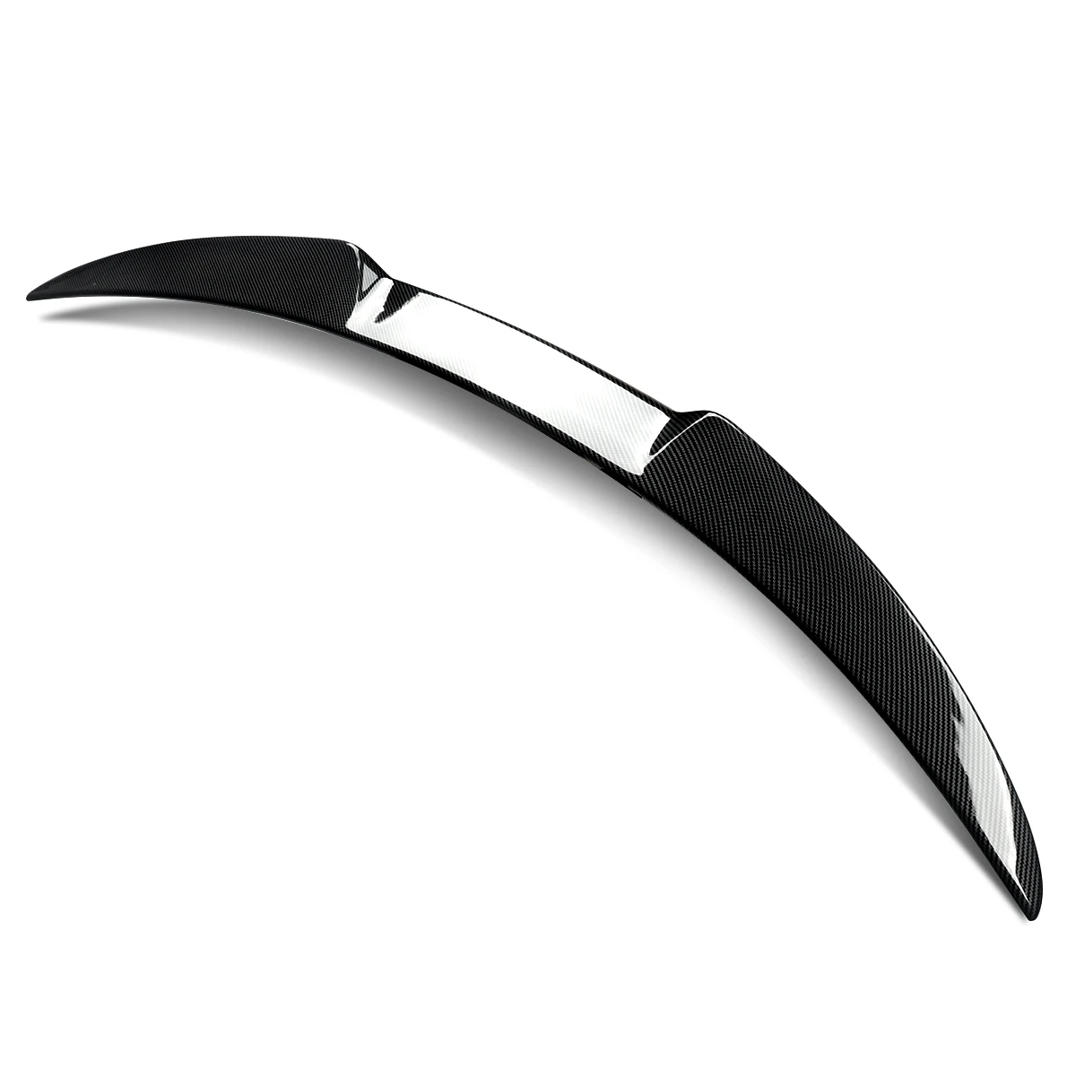 For Alfa Romeo Giulia Carbon Fiber Look Rear Spoiler Wing Lip Quadrifoglio 17-22