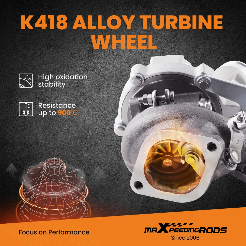 Left Driver Side Turbo for Ford F-150 Pickup 2013-2016 3.5L Gas Turbocharger 53039880469