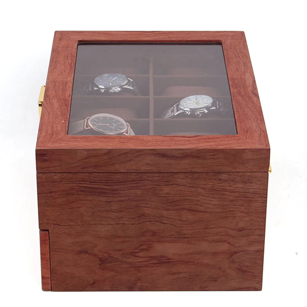 20 Slot Wooden Watches Display Box Case Jewelry Watch Storage Organizer