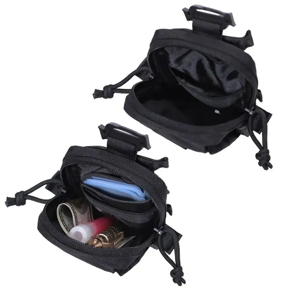 Wear-Resistant Shoulder Phone Pouch Walkie Talkie Bag Pouch Zipper Phone Bag With Adjustable Straps For Climbing Running Walking