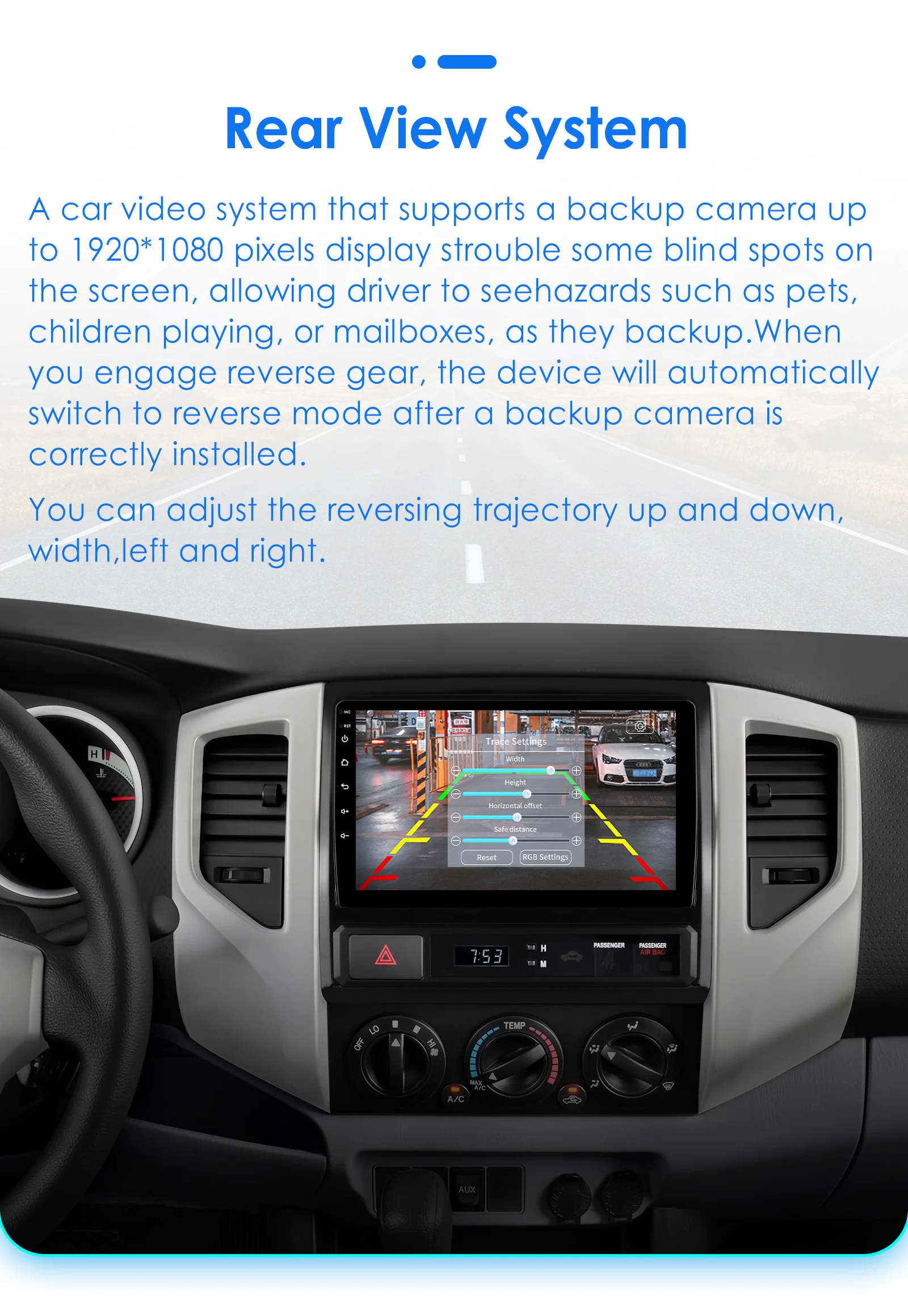 Car Radio Android for Toyota Tacoma 2 HILUX 2005 -2015 Android Auto Stereo CarPlay Multimedia Player 7862 Intelligent Audio GPS
