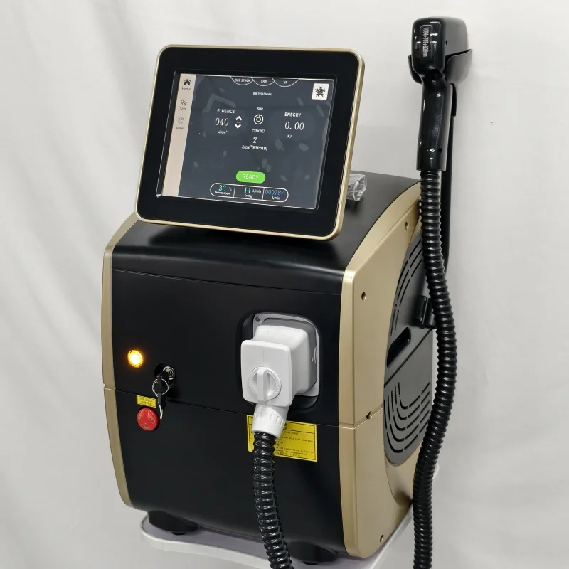 40 Million Shots Professional Diode Laser Hair Removal Machine Painless Ice Titanium Diode Triple Wave Epilator Women