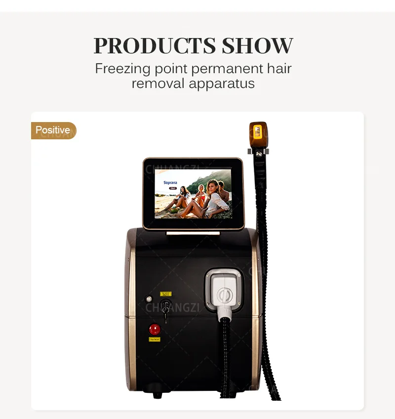 40 Million Shots Professional Diode Laser Hair Removal Machine Painless Ice Titanium Diode Triple Wave Epilator Women
