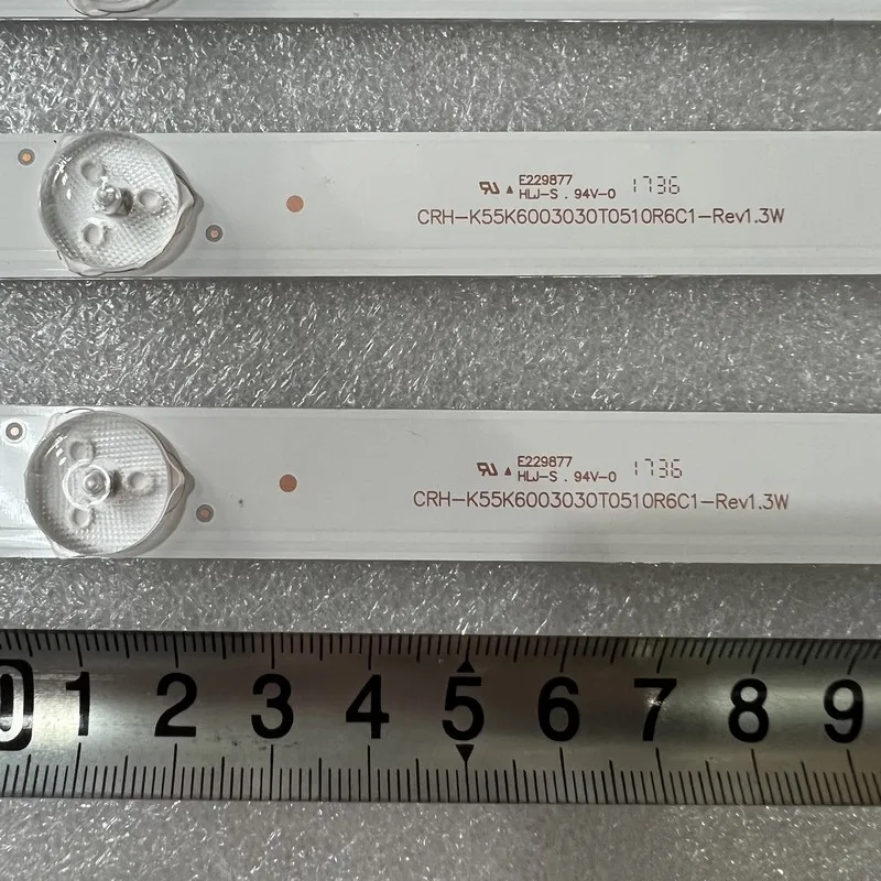 LED Strip 10LED For FUjcom FJ-554K Celed554k1018b7 DLED55CNC ZX55ZC332M10A0A4 ZX55ZC332M10A0V2 TVB55R4PR004 K55EMC3030T0510R64K