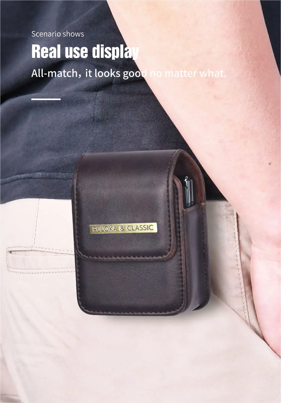 Phone Holster for Samsung Galaxy Z Flip, Z Flip 3, Z Flip 4 Case, Belt Clip Cell Phone Holster Holder Waist Carrying Hanging Bag