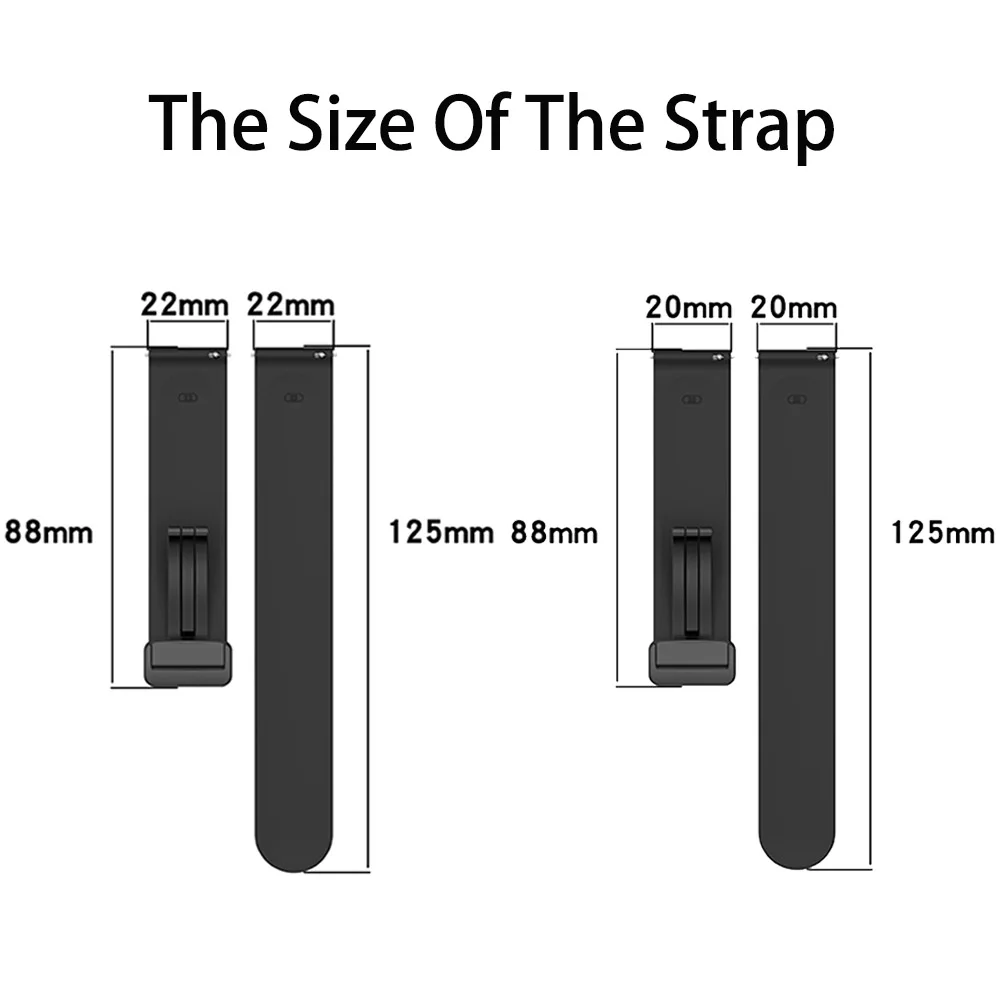 Strap For Amazfit GTS 3/4/2/2e/GTS 2 mini/GTR 4/2/3/pro/stratos/47mm 20mm 22mm Magnetic Buckle bracelet correa Amazfit bip band