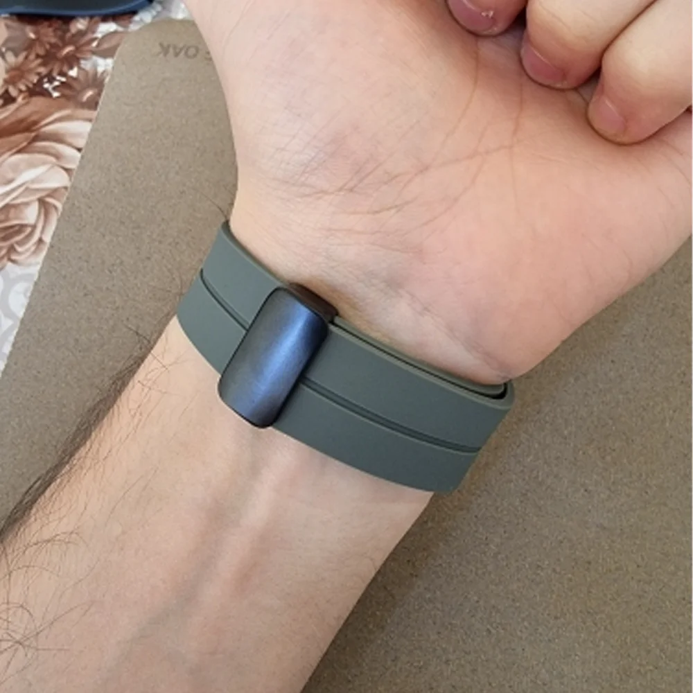 Strap For Amazfit GTS 3/4/2/2e/GTS 2 mini/GTR 4/2/3/pro/stratos/47mm 20mm 22mm Magnetic Buckle bracelet correa Amazfit bip band