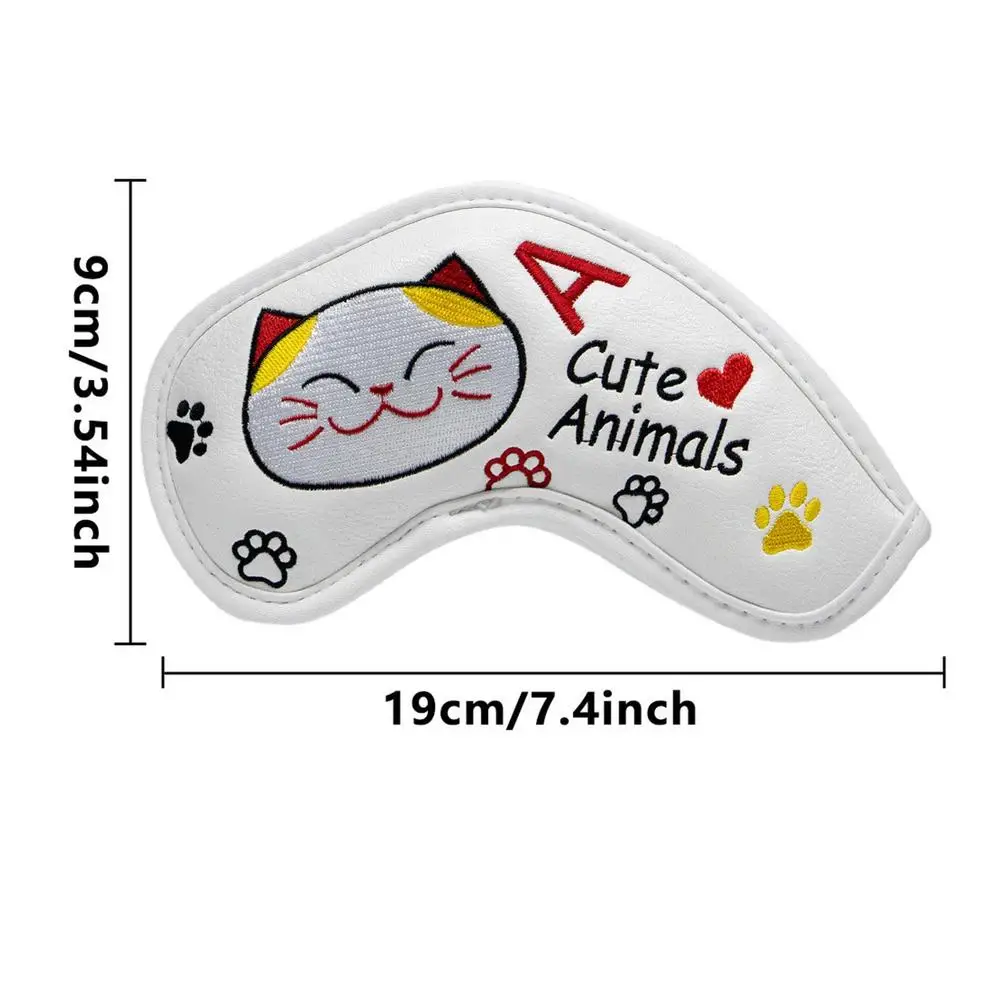 Golf Club Cover Cute And Fun Animal Embroidery Golf Head Covers Cute Animal Embroidery Golf Putter Cover For Golf Lover