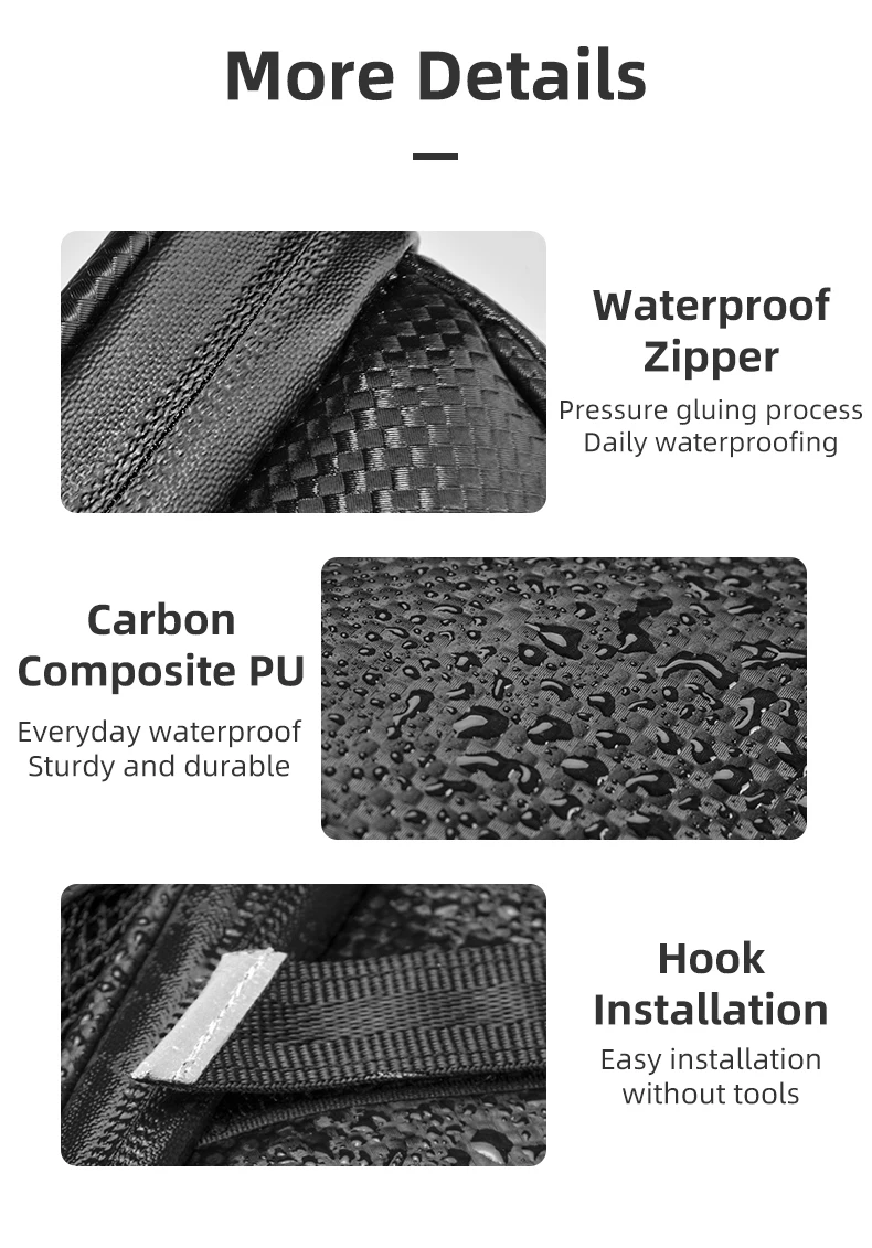 ROCKBROS Rainproof Bike Saddle Bag Bicycle Rear Bags With Water Bottle Pocket Bicycle Reflective Pouch Back Seat Tail Bag