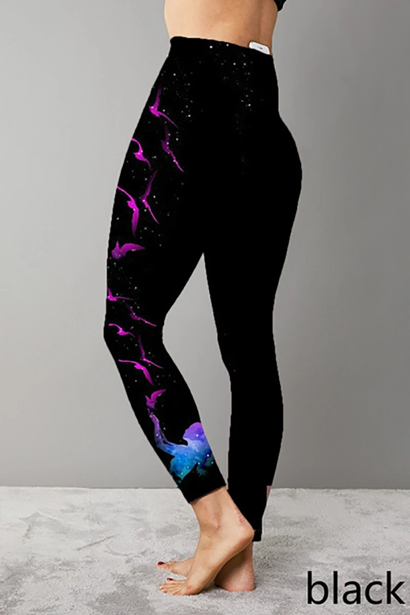 Big Size 5XL Seamless Leggings Women Fashion Butterfly Print Yoga Pants High Waist Legging Push Up Sport Energy Workout Leggins