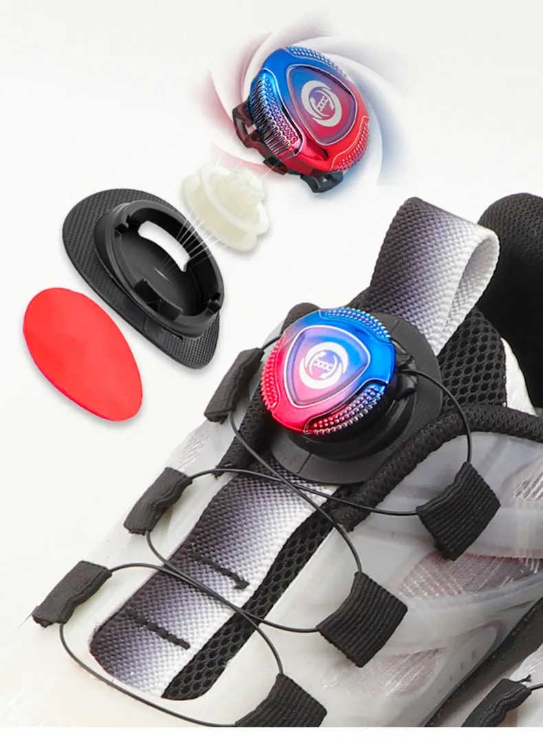 1Pair Colourful Automatic Shoelaces Sneakers Swivel Buckle Laces Without Ties Adult Kids Lazy No Tie Shoe Laces Shoe Accessories