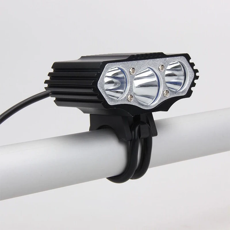 New T6 LED Bike Light 12000 Lm 3 x XML 3 Modes Bicycle Lamp Headlight Cycling Torch bike light led flashlight Accessories