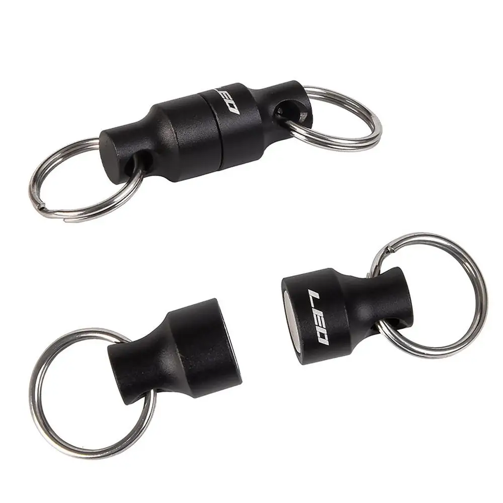 Fly Fishing Retractor Fishing Net Holder Fishing Retractor Net Release Keeper With Carabiner Alloy Magnet Clip Holder Fly