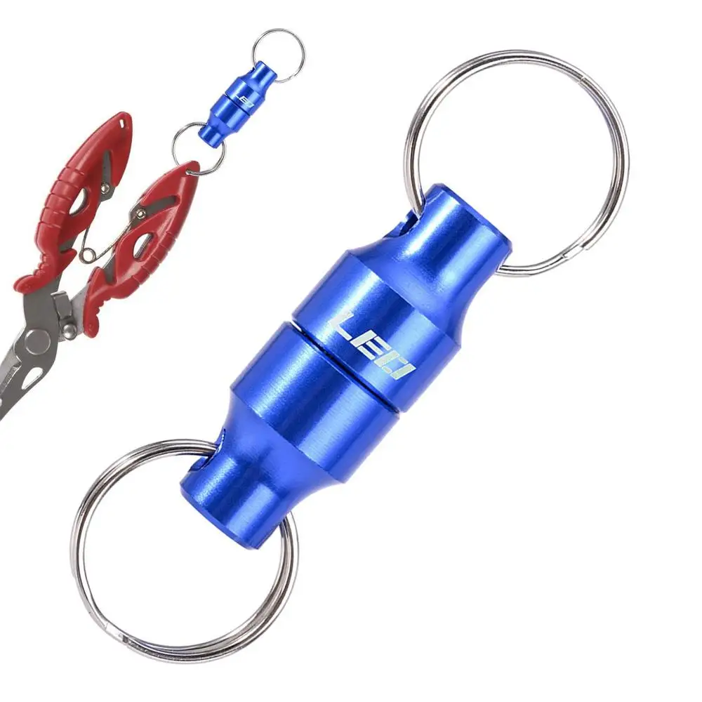 Fly Fishing Retractor Fishing Net Holder Fishing Retractor Net Release Keeper With Carabiner Alloy Magnet Clip Holder Fly