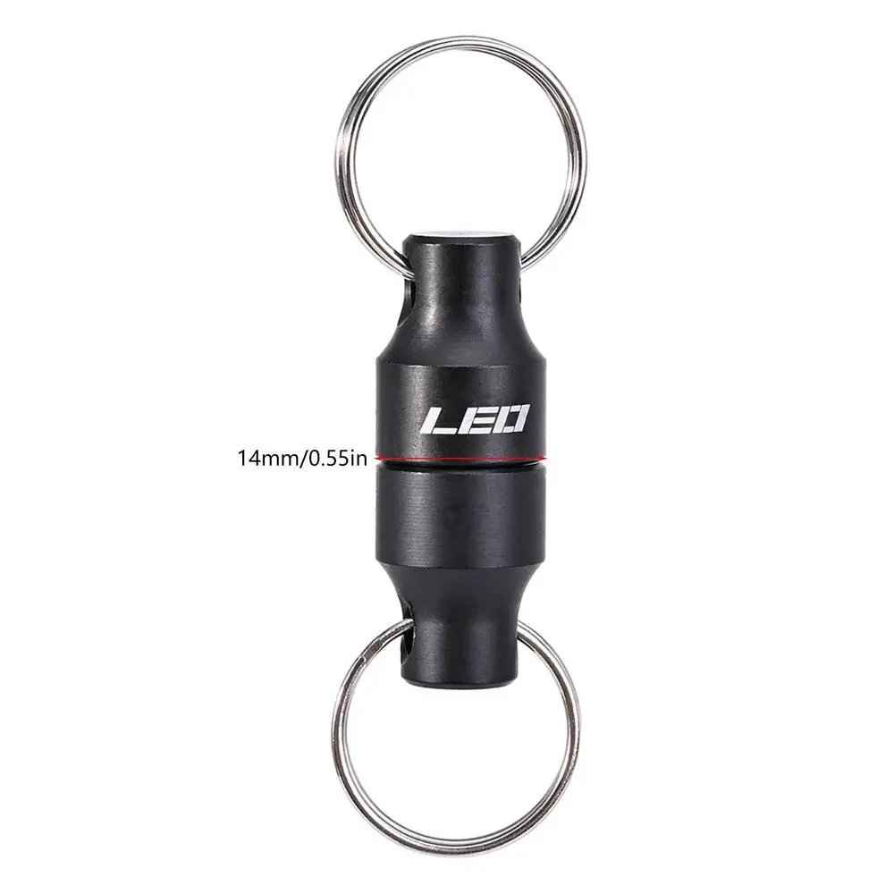 Fly Fishing Retractor Fishing Net Holder Fishing Retractor Net Release Keeper With Carabiner Alloy Magnet Clip Holder Fly