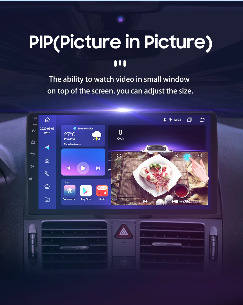 Hizpo Android Car Multimedia For Mercedes Benz C-Class W204 S204 2007-2010 Player Radio Navigation Stereo Carplay Autoradio GPS