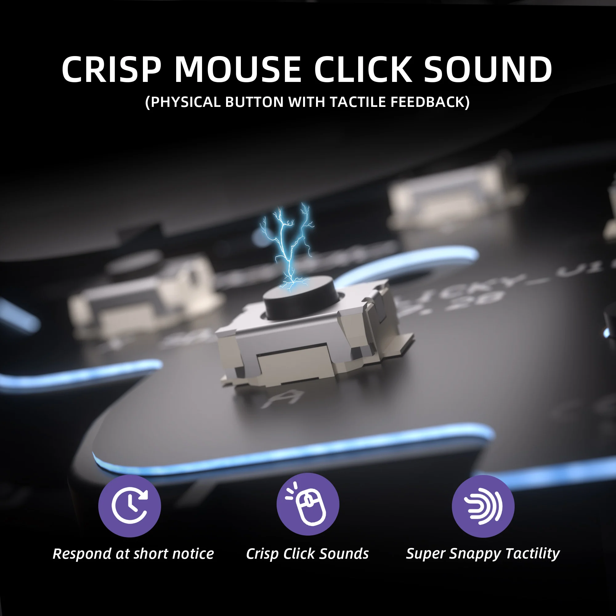 eXtremeRate Face Clicky Kit for Steam Deck LCD Handheld Console, Custom Dpad View A B X Y Menu Keys Face Button Mouse Clicky Kit