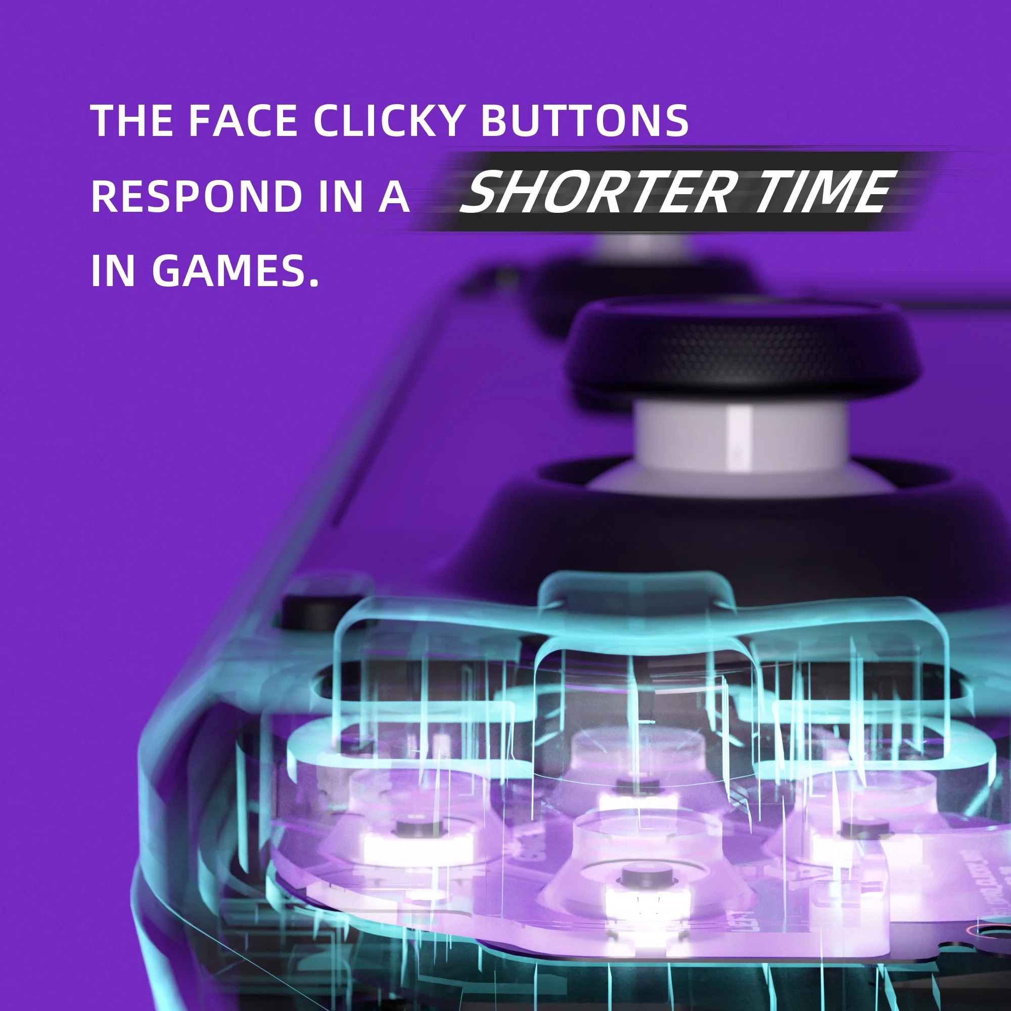 eXtremeRate Face Clicky Kit for Steam Deck LCD Handheld Console, Custom Dpad View A B X Y Menu Keys Face Button Mouse Clicky Kit
