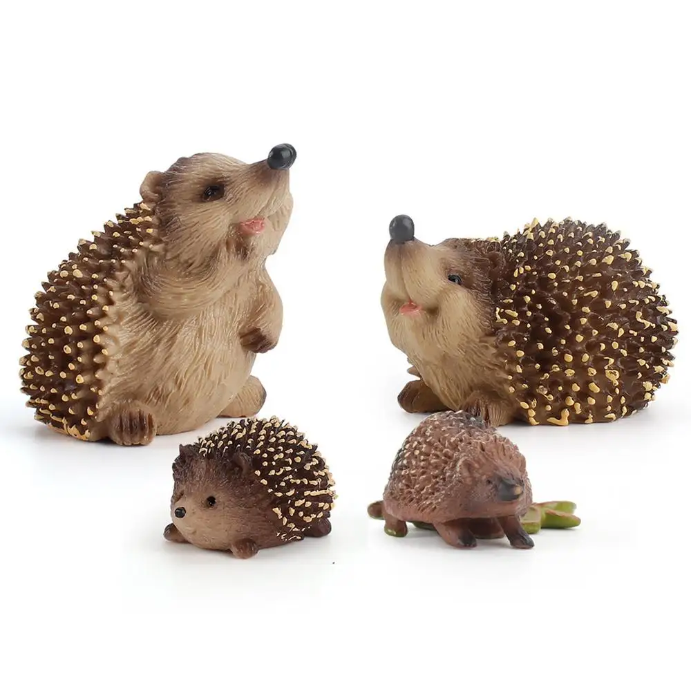 Hedgehog Figurine Toy Realistic Detailed Hedgehog Figures Toy Hedgehog Action Figures For School Projects Hedgehog Animals Toy
