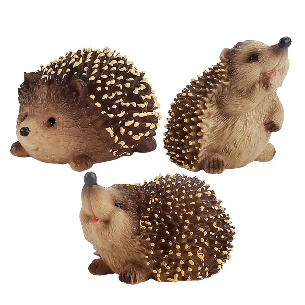 Hedgehog Figurine Toy Realistic Detailed Hedgehog Figures Toy Hedgehog Action Figures For School Projects Hedgehog Animals Toy