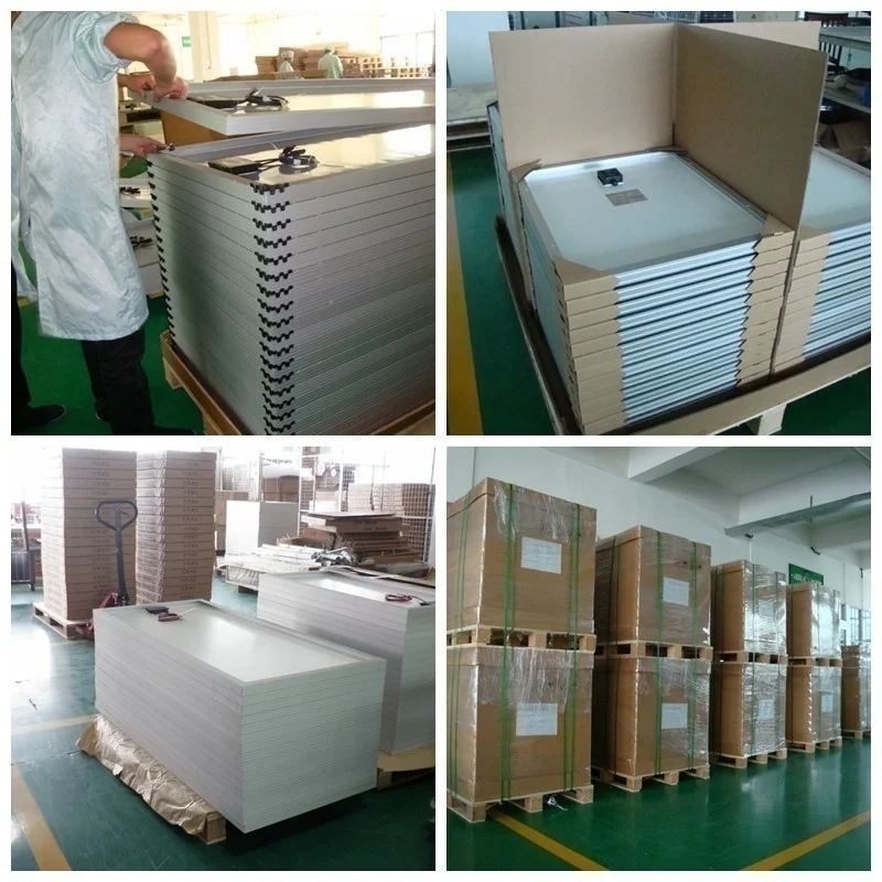 120W 240W 360W 480W Tempered Glass Solar Panel Rigid Painel 12V 1-4pcs Windproof Anti-snow Anti-hail PV Panels Solar System