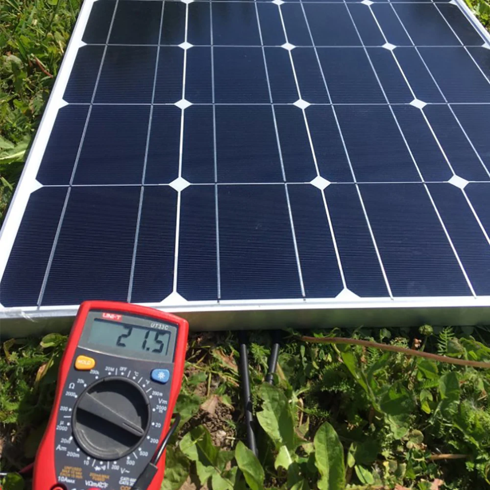 120W 240W 360W 480W Tempered Glass Solar Panel Rigid Painel 12V 1-4pcs Windproof Anti-snow Anti-hail PV Panels Solar System
