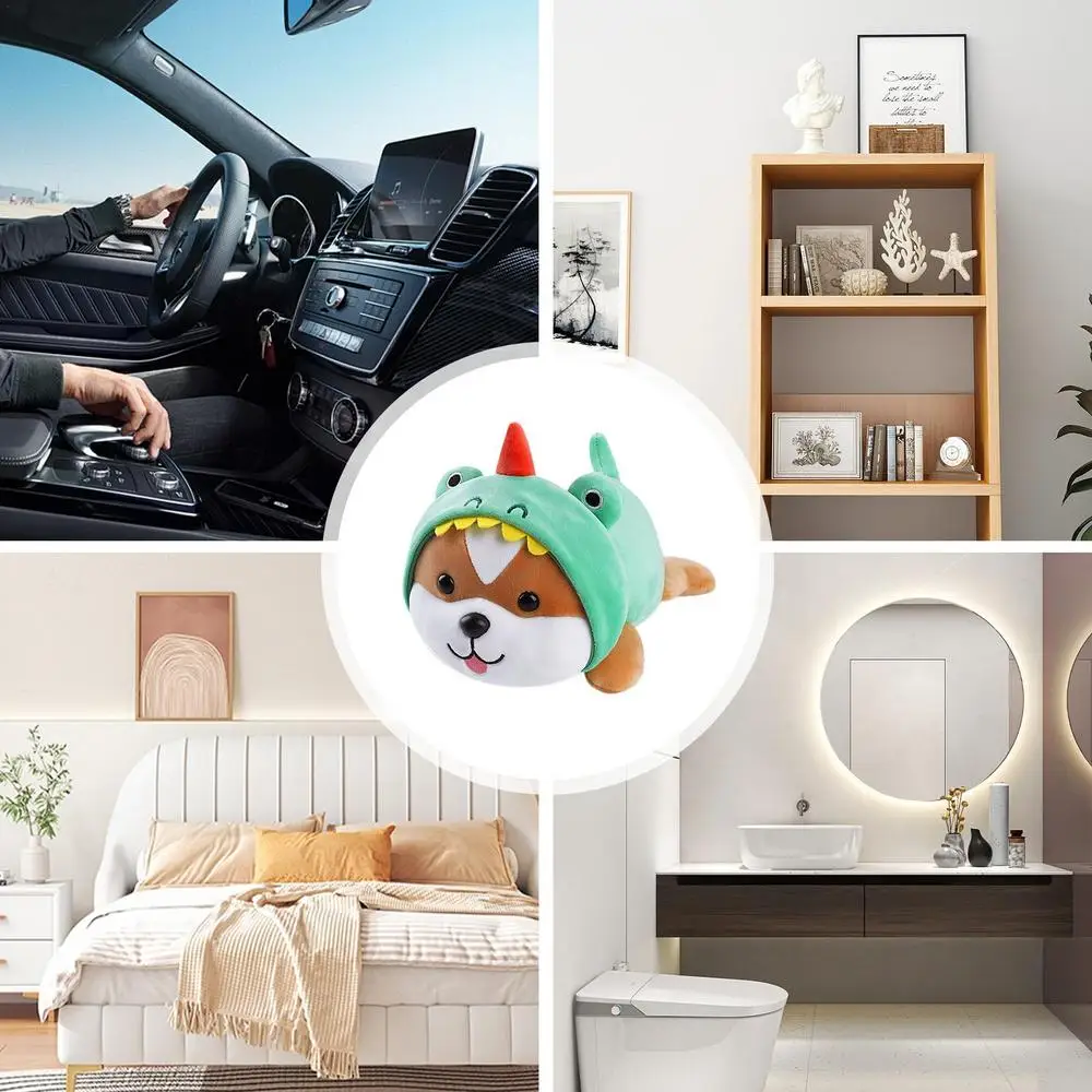 Stuffed Animal Plush Toys Auto Cartoon Doll Plush Toy Cute Design Decoration Tool For Bedroom Living Room Work Area Kids Room