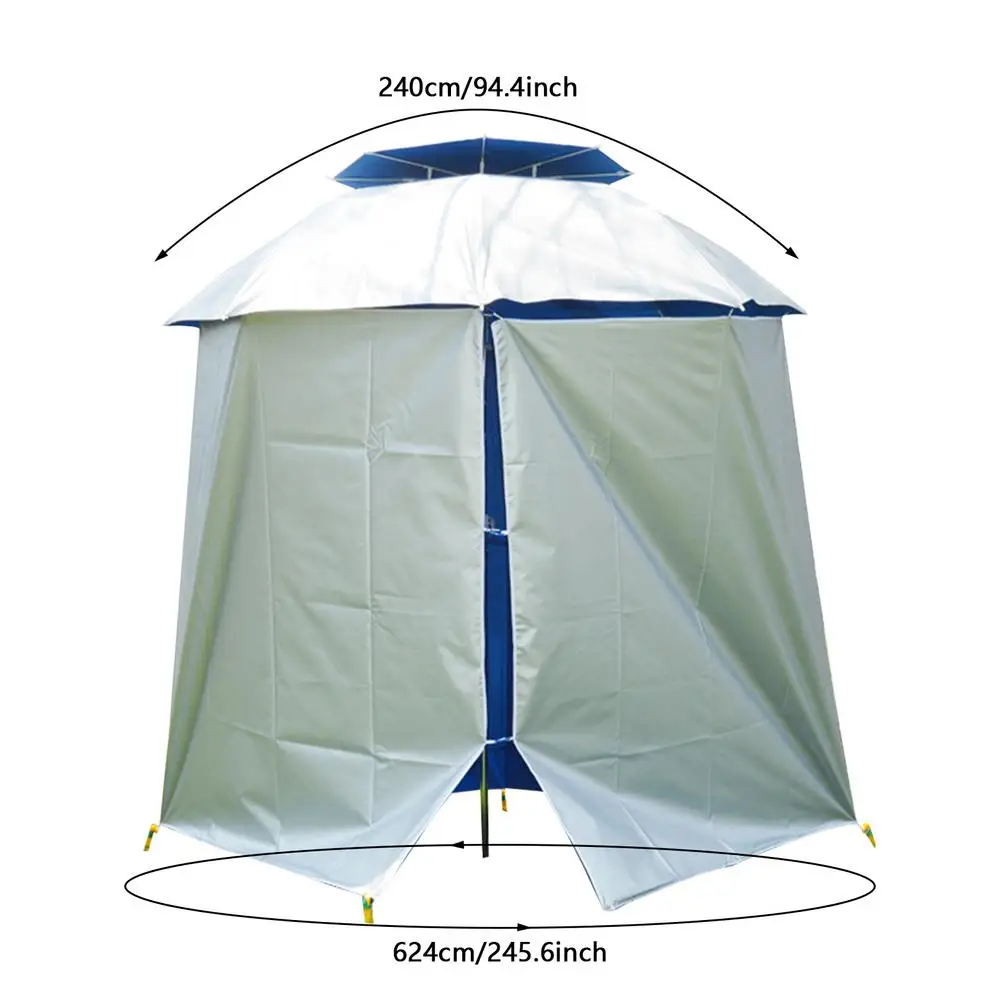 Fishing Umbrella Cloth Umbrella Shade Replacement Cloth SunShelter Waterproof Umbrella Canopy Sun Protection for Fishing Camping