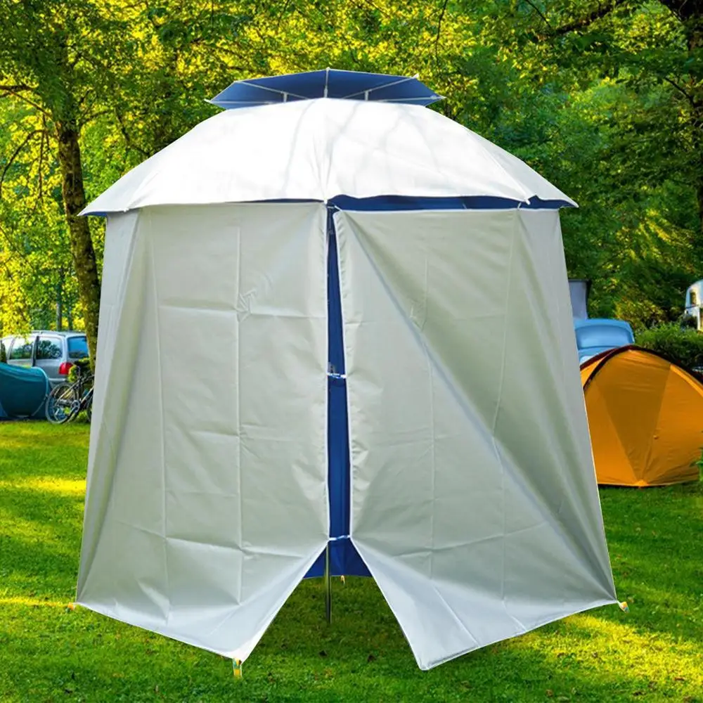 Fishing Umbrella Cloth Umbrella Shade Replacement Cloth SunShelter Waterproof Umbrella Canopy Sun Protection for Fishing Camping
