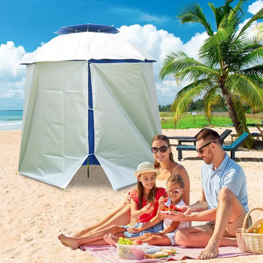 Fishing Umbrella Cloth Umbrella Shade Replacement Cloth SunShelter Waterproof Umbrella Canopy Sun Protection for Fishing Camping