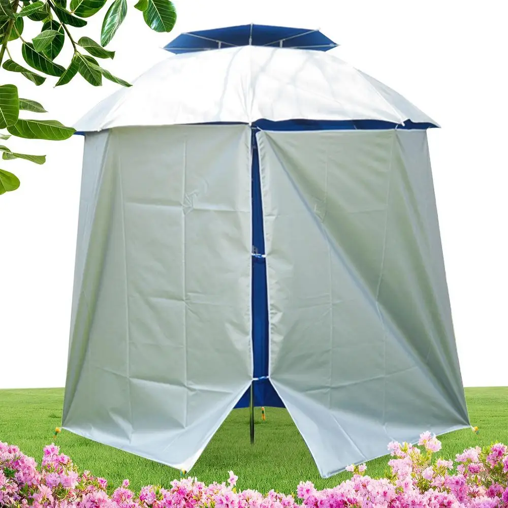 Fishing Umbrella Cloth Umbrella Shade Replacement Cloth SunShelter Waterproof Umbrella Canopy Sun Protection for Fishing Camping