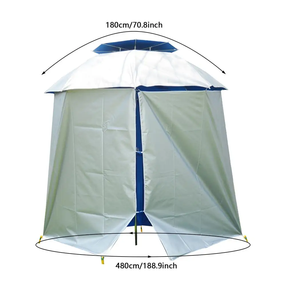 Fishing Umbrella Cloth Umbrella Shade Replacement Cloth SunShelter Waterproof Umbrella Canopy Sun Protection for Fishing Camping