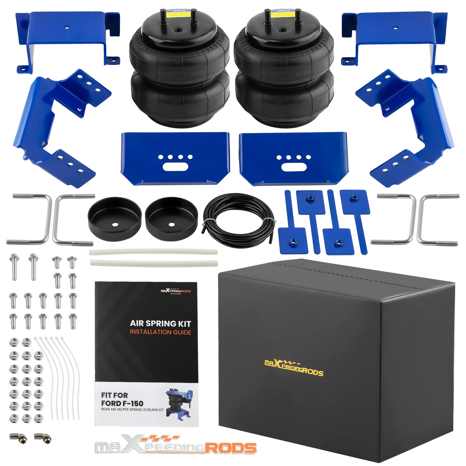 MaXpeedingrods 5000 Air Helper Springs Bag Kit for Ford F150 2WD 4WD 2015-2026