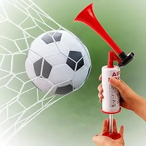 FARBIN Air horns Marine and Sports Pump Air Horn, Loud Sound Handheld Signal Boat Horn, Personal Safety Horn Camping,