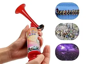FARBIN Air horns Marine and Sports Pump Air Horn, Loud Sound Handheld Signal Boat Horn, Personal Safety Horn Camping,