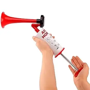 FARBIN Air horns Marine and Sports Pump Air Horn, Loud Sound Handheld Signal Boat Horn, Personal Safety Horn Camping,