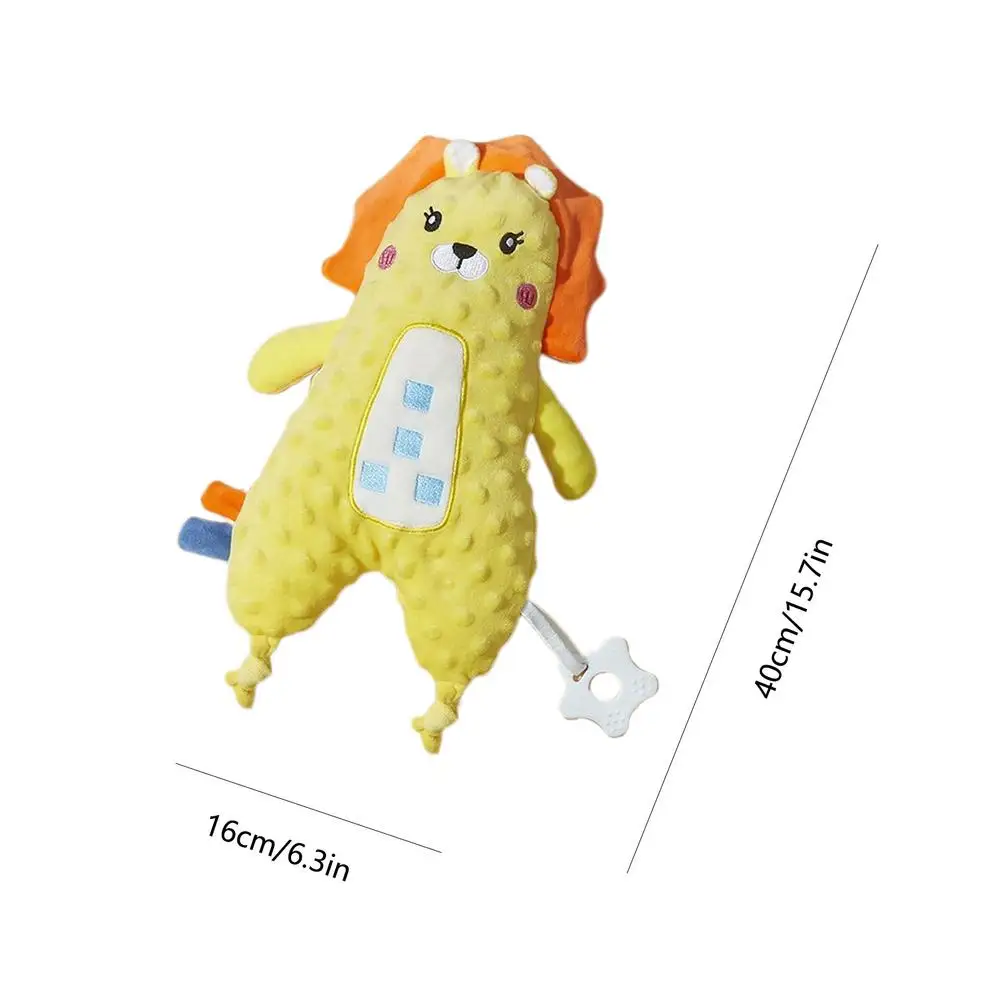 Animal Hand Puppets For Kids Teething Toys Kids Puppets Plush Puppets Soft Teether Educational Toys Elephant Rabbit Lion Plush