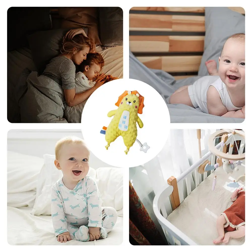 Animal Hand Puppets For Kids Teething Toys Kids Puppets Plush Puppets Soft Teether Educational Toys Elephant Rabbit Lion Plush