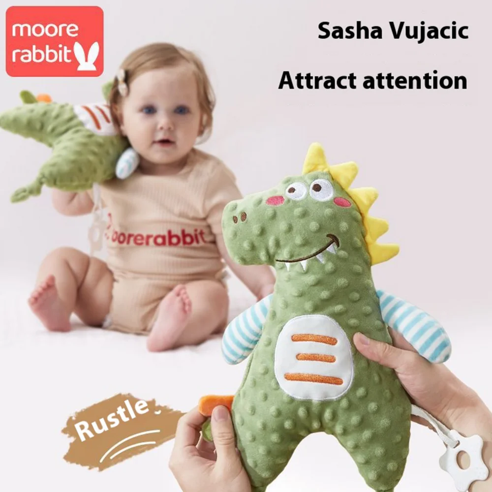 Animal Hand Puppets For Kids Teething Toys Kids Puppets Plush Puppets Soft Teether Educational Toys Elephant Rabbit Lion Plush