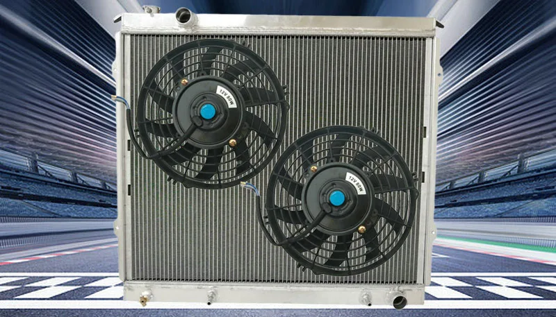 Aluminum Radiator+fan for for 2001-2007 Toyota Sequoia / 2004-2006 Tundra Crew Cab 4.7L V8