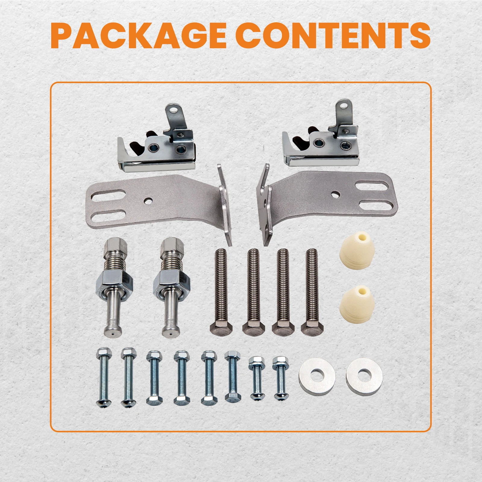 Front Door Slam Latches Kit w/ Hardware for Polaris UTV RZR4 900 XP RZR 800 570