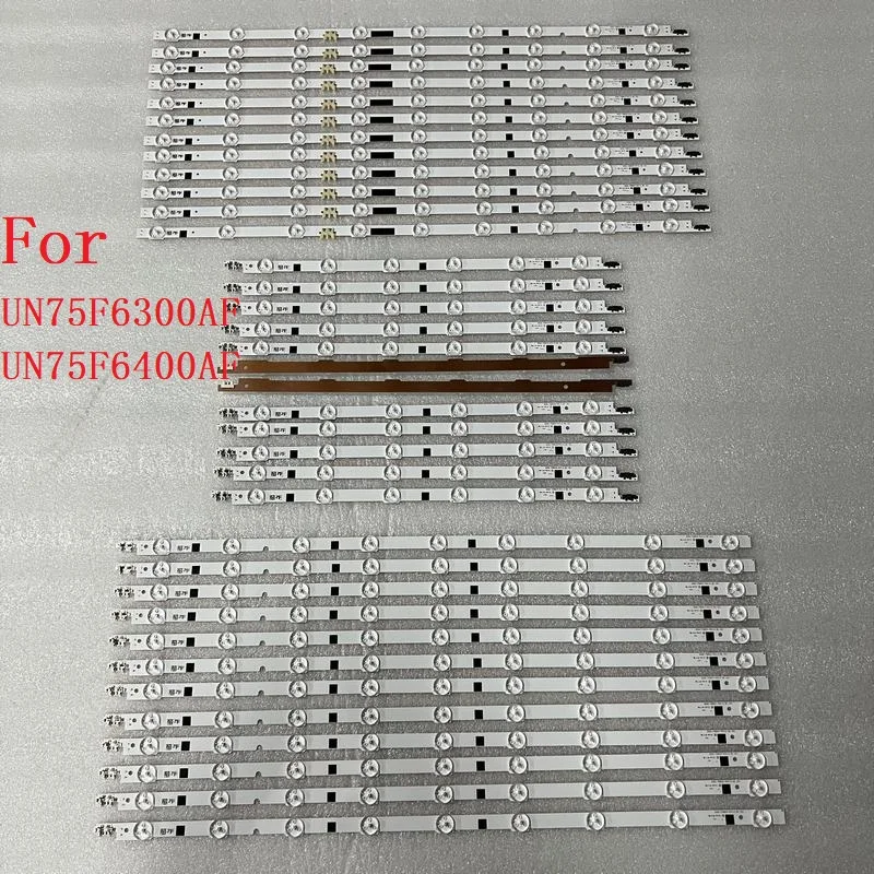 LED Backlight Strip For TV UE75F6300AY UE75F6370SS UE75F6375SB UE75F6400AK UE75F6400AW UE75F6400AY UE75F6470SS UE75F6475SB