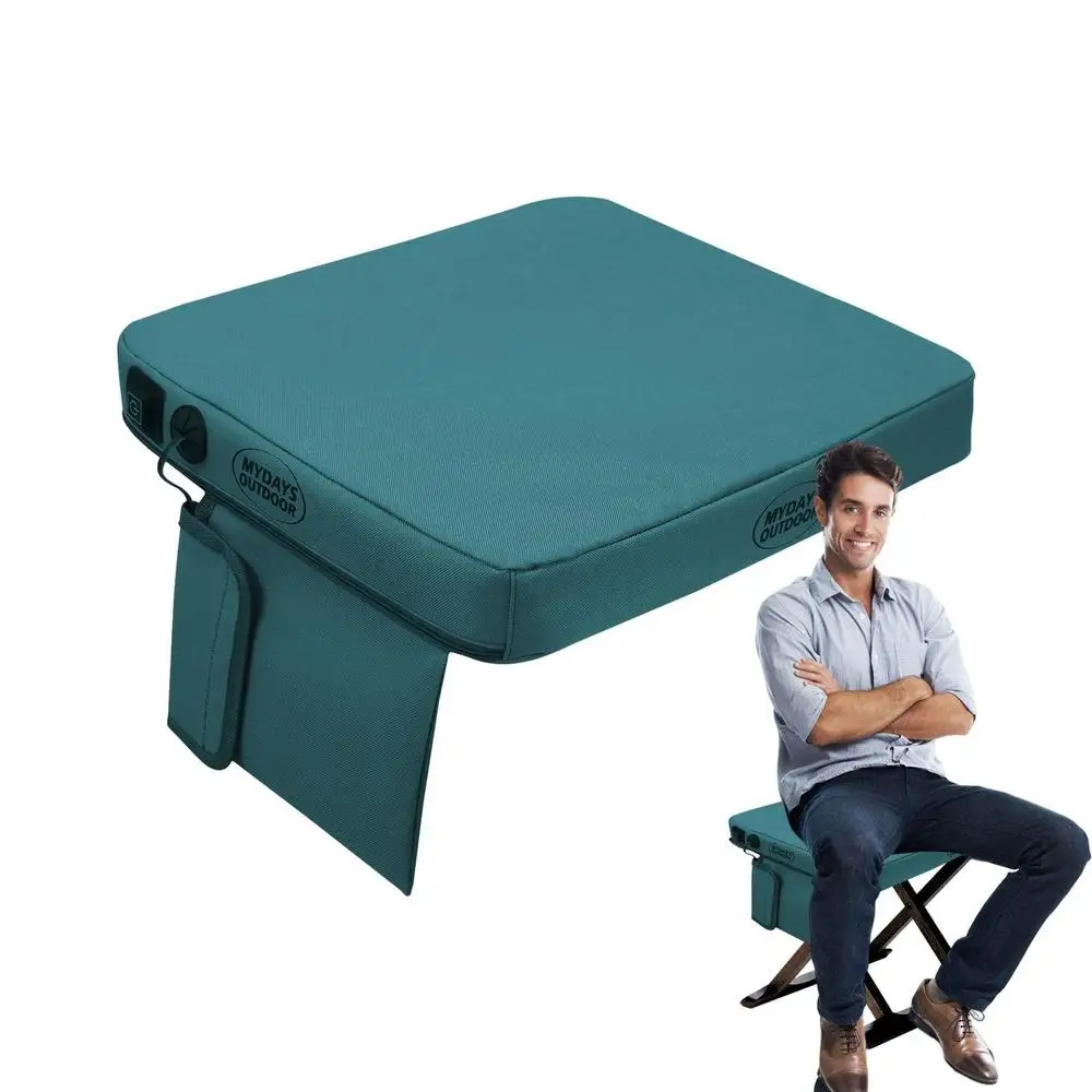 Stadium Thermal Seat Pad with Detachable Cover, Fishing Chair Upgrade Heated Seat Cushion, Portable Anti-Slip 3 Adjustable Modes
