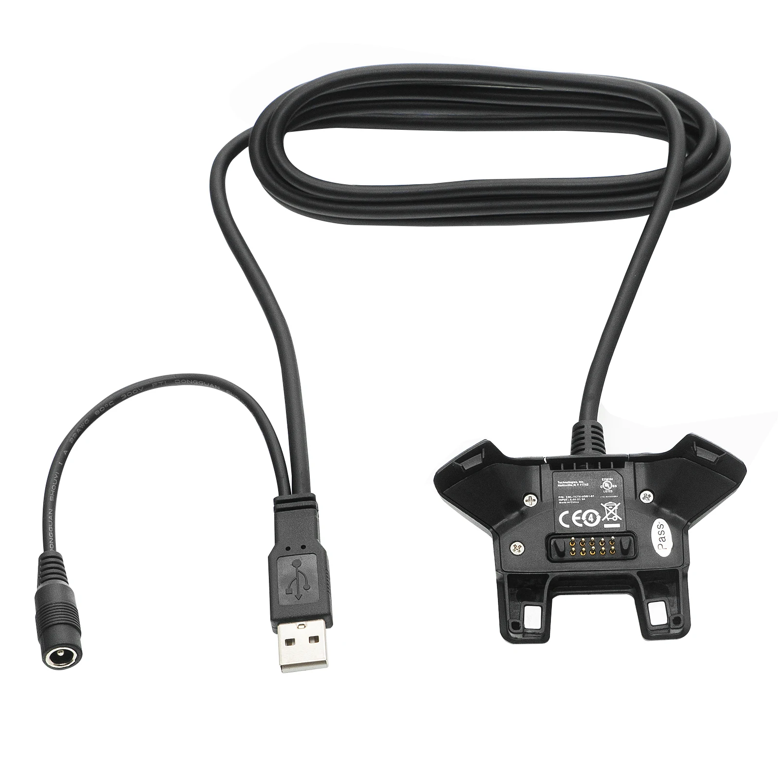 Power Charger for Zebra Motorola Symbol TC70 TC70X TC72 TC75 TC75X TC77 CBL-TC7X-USB1-01 Charging Cable with Adapter