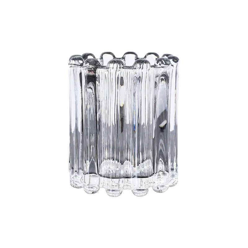 Cosmetic Brush Storage Box Living Room Bedroom Desk Light Luxury Ornaments Makeup Brush Eyebrow Pencil Crystal Glass Pen Holder
