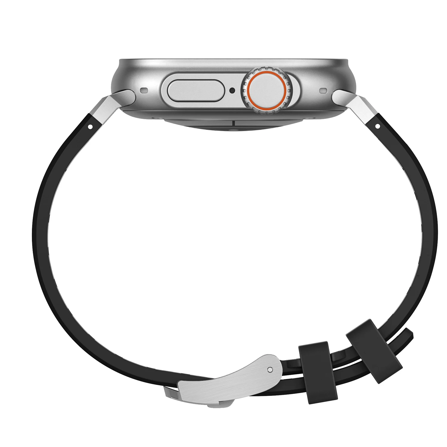 Silicone Strap for Apple Watch Band Ultra 49mm 41mm 40mm 45mm 44mm 42mm 38mm Rubber Sports Band For IWatch Series 8 7 6 54 SE 32