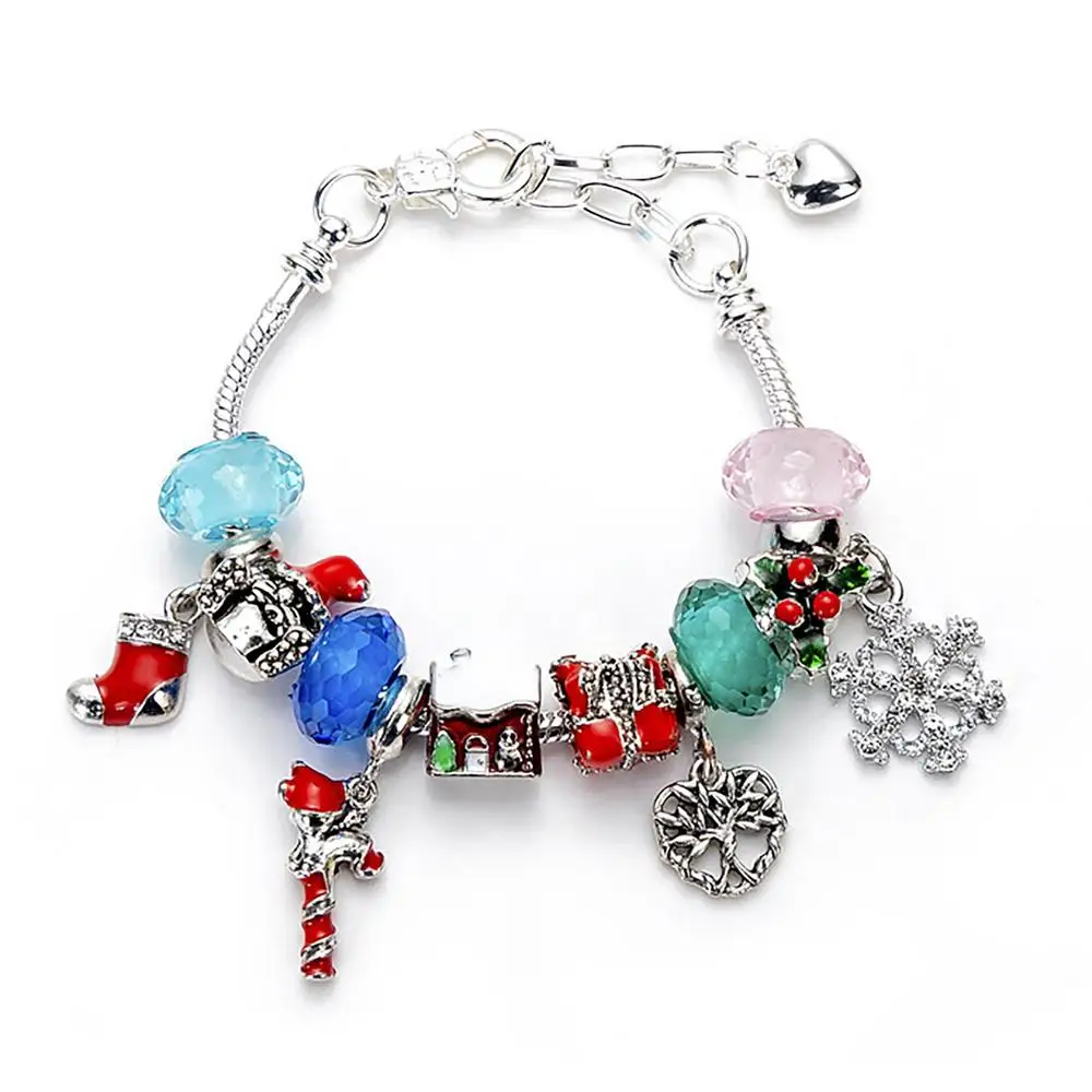 Christmas Bracelets Countdown Calendar 2023 Girls Bracelet Making Advent Calendar Valentine's Day DIY Jewelry Making Advent Gift