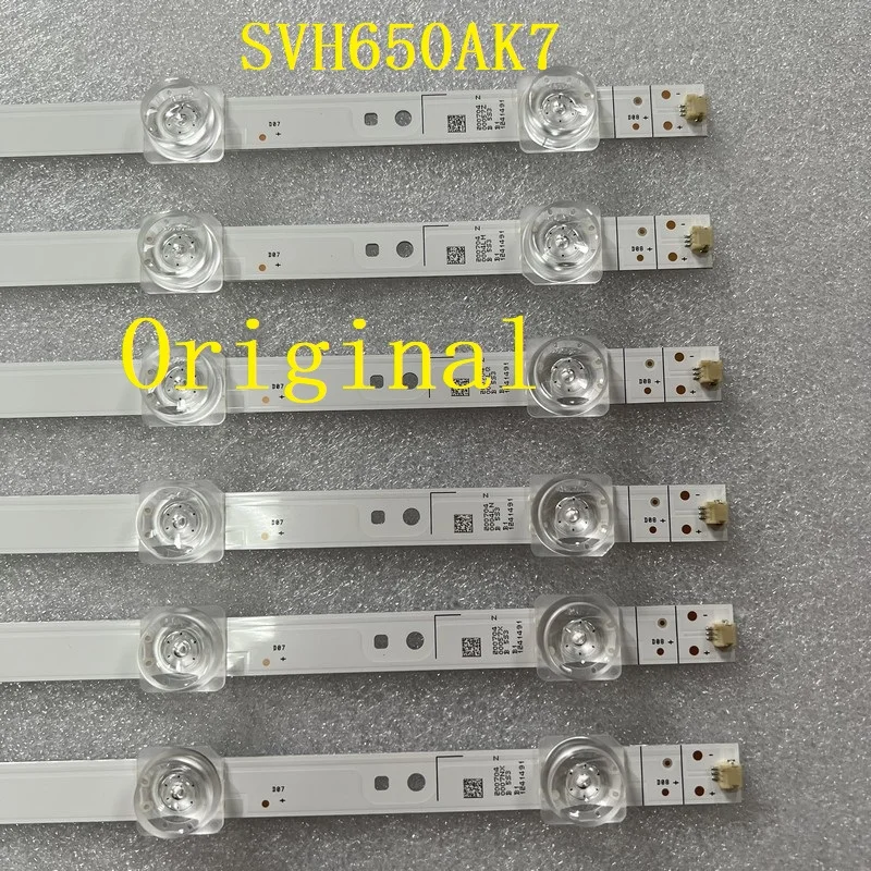 8LED LED Backlight Strip For Hisense 65R6100GM 65A6100FS HZ65E3D HZ65A56E 65A6G HD650X1U51-T0L3 SVH650AK7 ZD_SSC_D650_6X8