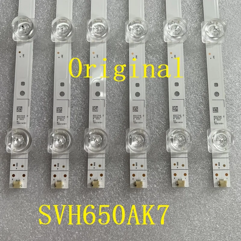 8LED LED Backlight Strip For Hisense 65R6100GM 65A6100FS HZ65E3D HZ65A56E 65A6G HD650X1U51-T0L3 SVH650AK7 ZD_SSC_D650_6X8