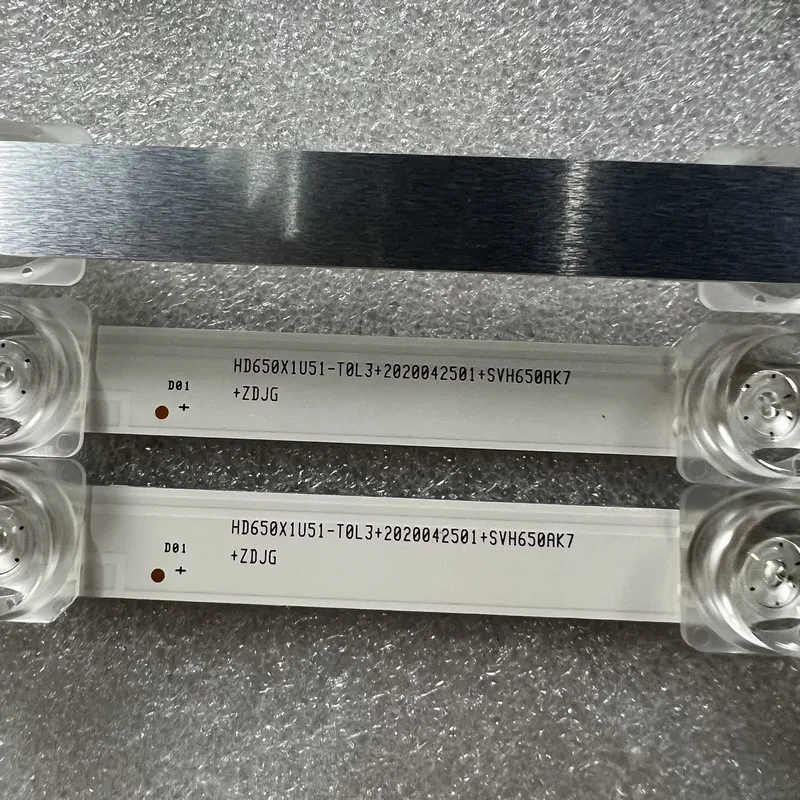 8LED LED Backlight Strip For Hisense 65R6100GM 65A6100FS HZ65E3D HZ65A56E 65A6G HD650X1U51-T0L3 SVH650AK7 ZD_SSC_D650_6X8